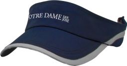 Moisture Wicking Visor, Navy/Charcoal